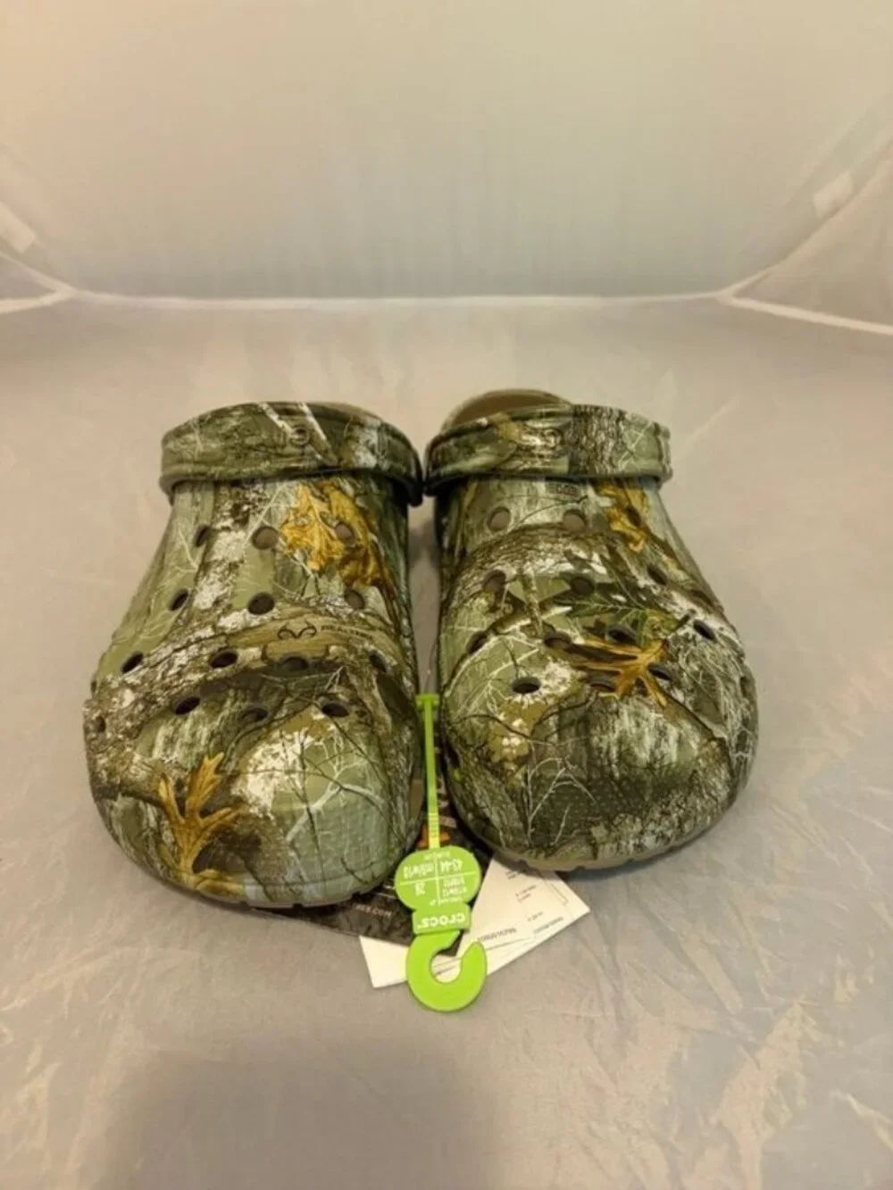 Camo Crocs Real Tree Edge Baya APX men’s shoes size 9 and 10 210511-90H slip on